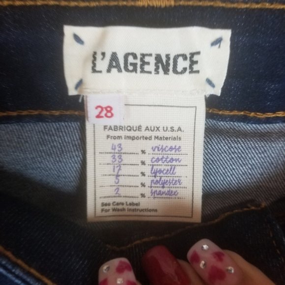 L'agence Margot High Rise Skinny Jeans - Picture 3 of 7